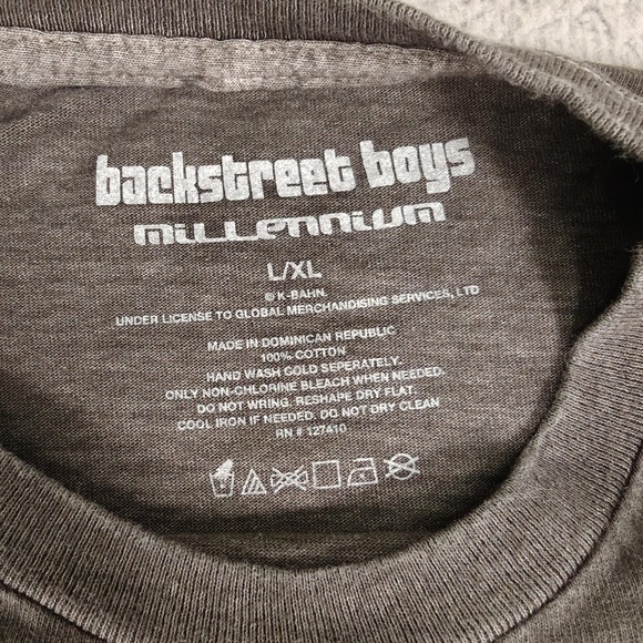 Backstreet Boys Millennium Shirt Mens L XL Black Band Tour Tee‎ Graphic 90s Y2K - Picture 3 of 5